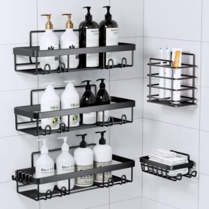 Shower Caddy set, Bathroom Organizers and Holder- Set of 5 PCS