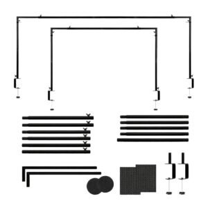 Over the Table Rod Stand with Clamps - Table Arch Stand Adjustable