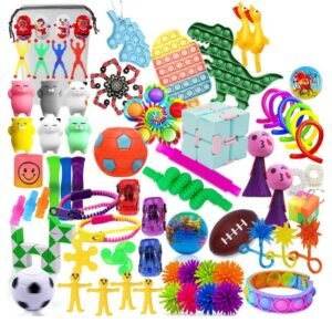 72 Pack Fidget Toys Pack Kit for Stress Relief | Kids | Adults