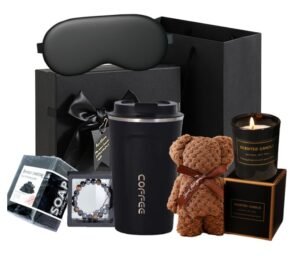 Gifts Set for Men Premium Baskets Eye Mask Insulated Tumbler