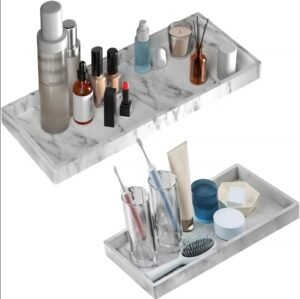 2 piece- Silicone Countertop and Vanity Tray