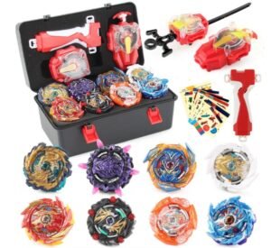 12 PCS Battling Top Set, Burst Gyro Toys Set with Spinner and Launcher